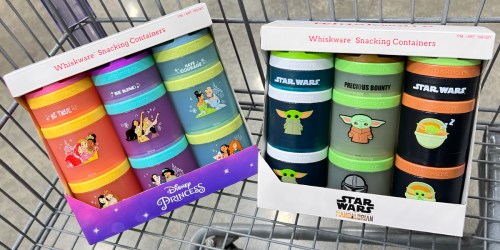 Stackable Storage Containers 3-Pack Only $19.99 at Costco – Star Wars & Disney Princess Options!