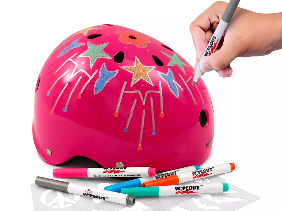 Wipeout Dry Erase Youth 5+ Helmet