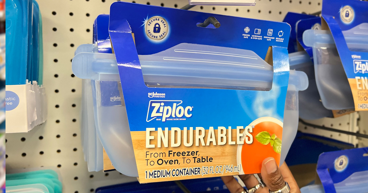 Ziploc - Ziploc, Endurables - Container, Medium, 32 Fluid Ounce