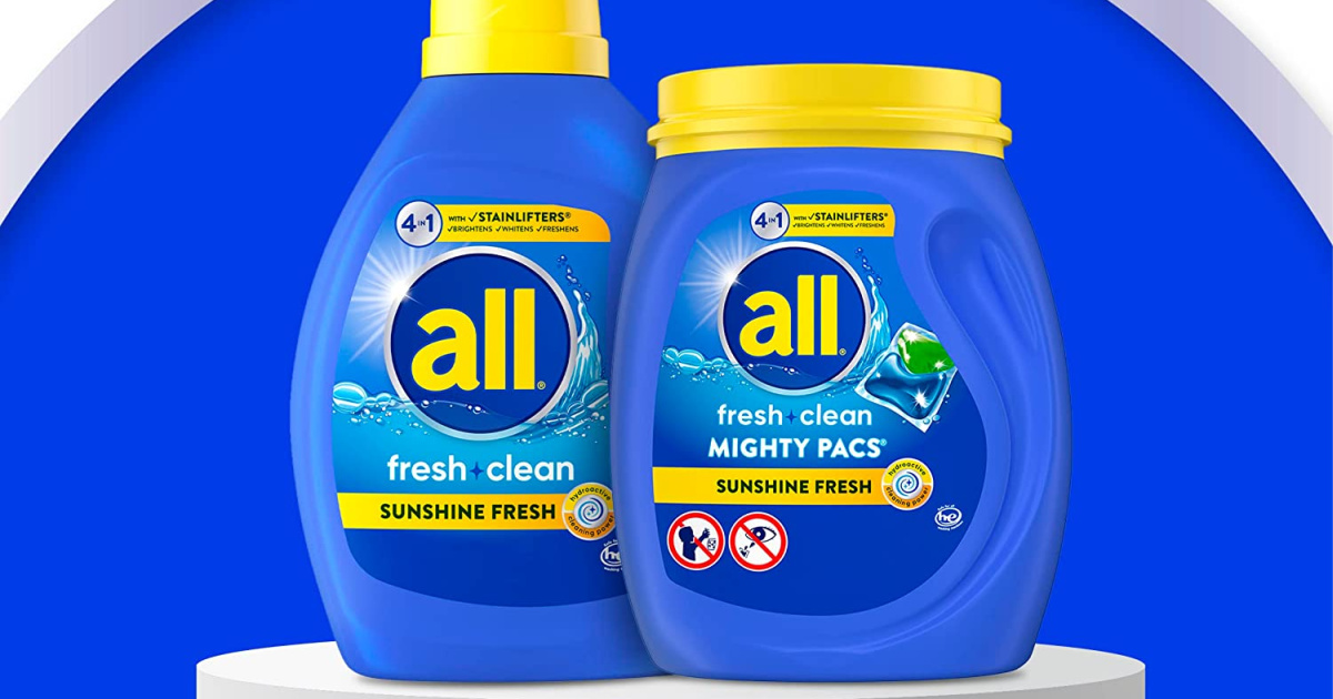 All Mighty Detergent Pacs 75-Count Tub Only $10.42 Shipped on Amazon (Just 14¢ a Load!)