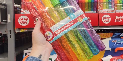 Play Day Bubble Sticks 6-Count Only $3.98 on Walmart.com