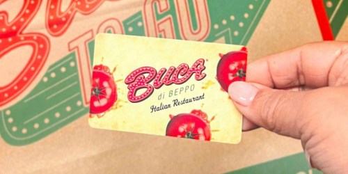 Up to 25% Off Gift Cards on Groupon | Buca di Peppo, Krispy Kreme & More
