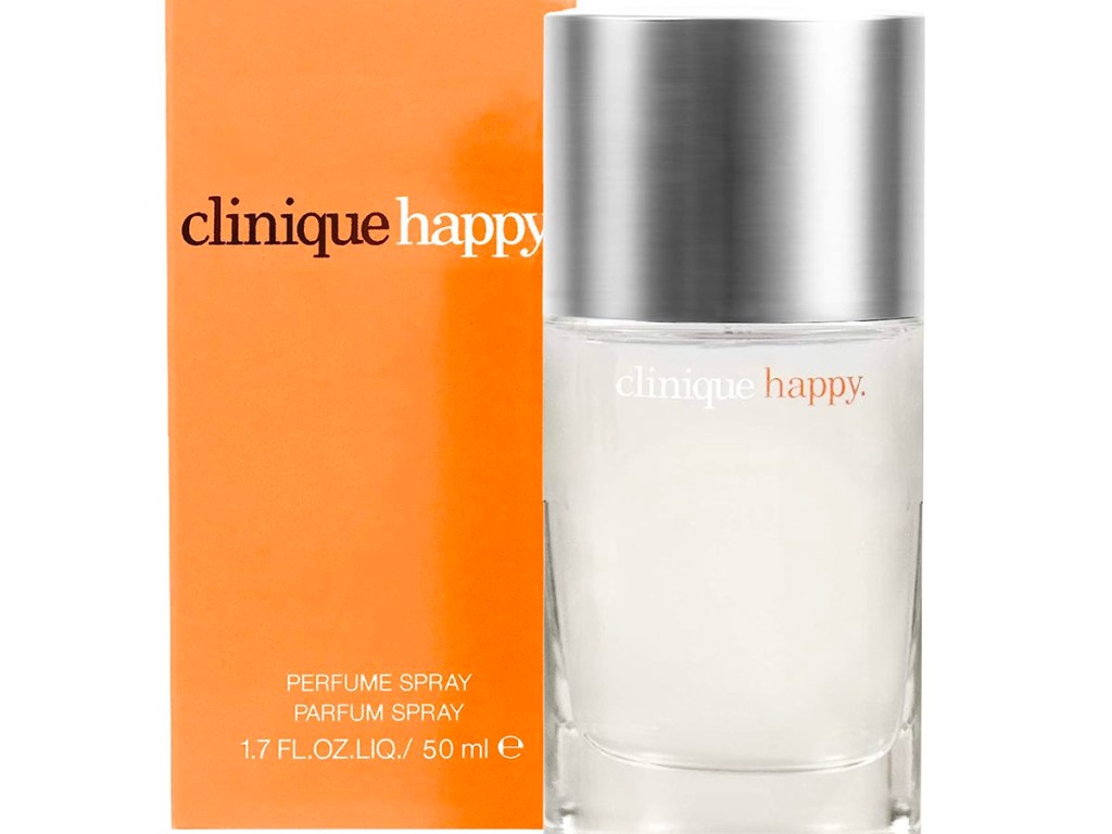 clinique happy perfume box and spray