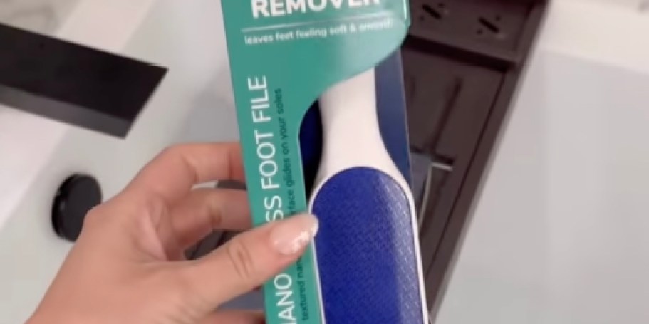 GO! Dr. Scholl’s Glass Foot File Just $5.98 Shipped on Amazon (Reg. $8)