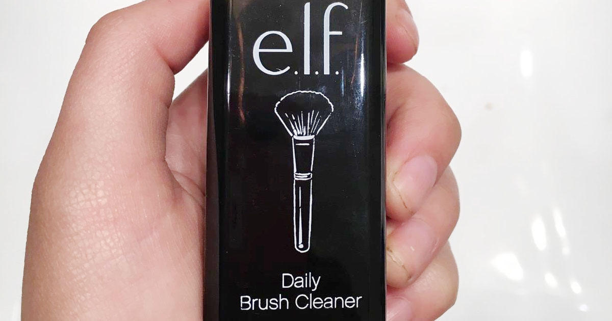 elf Daily Makeup Brush Cleaner Only 3.60 on Amazon (Regularly 6