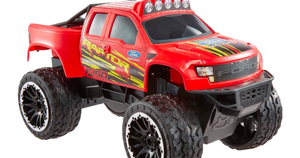 red ford f150 rc truck stock image