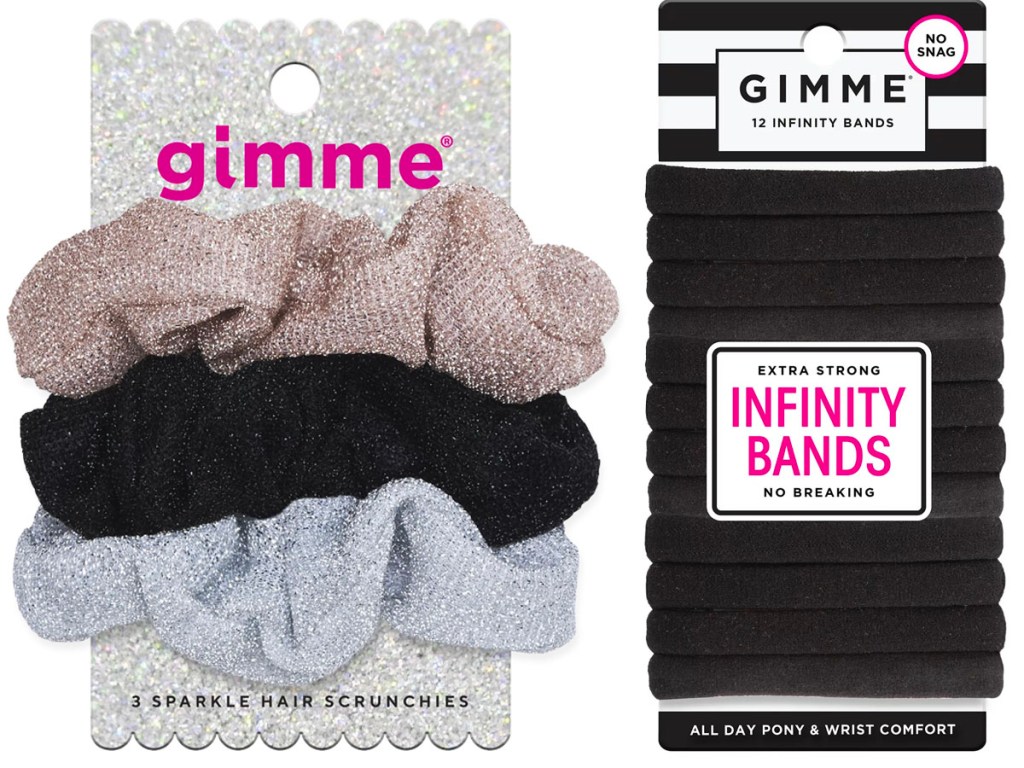 gimmie scrunchie and hair tie packs
