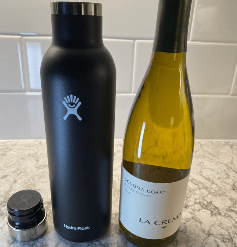 Hydro Flask - 25 oz Wine Bottle Black