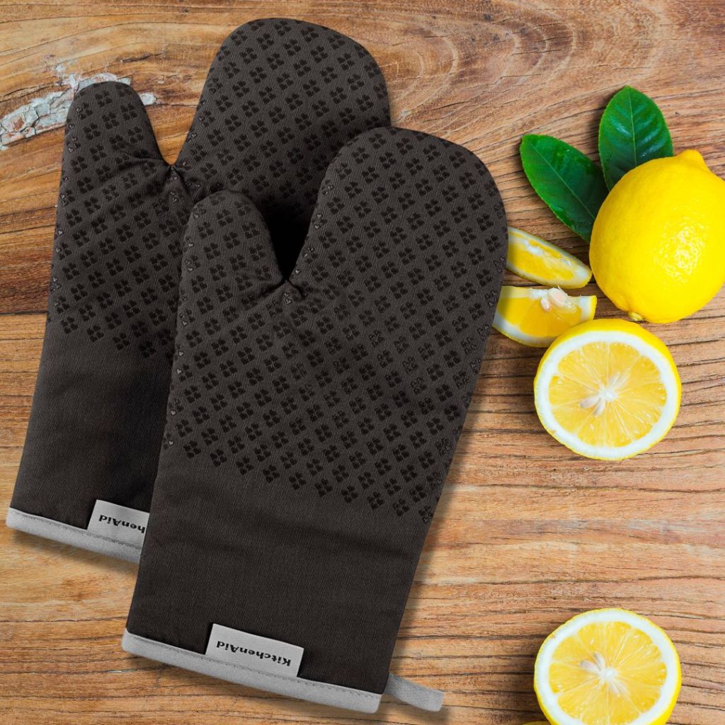 Kitchenaid oven mitts black