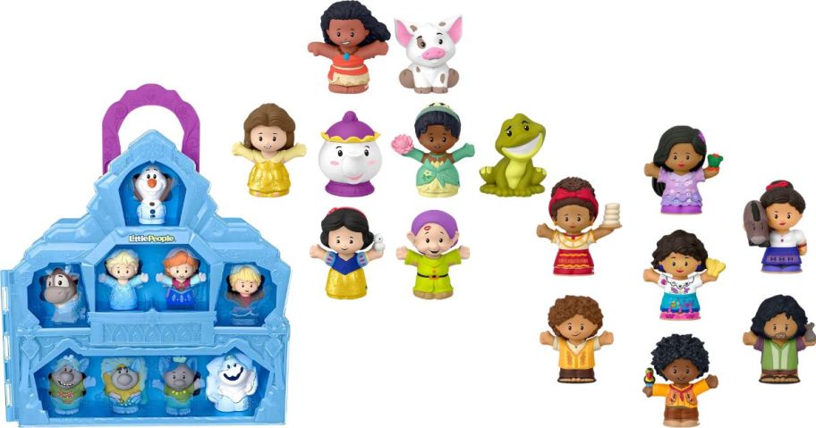three Fisher-Price Little People Disney sets