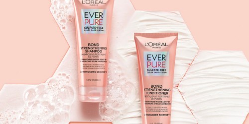 FREE L’Oreal EverPure Bond Repair Shampoo & Conditioner Sample