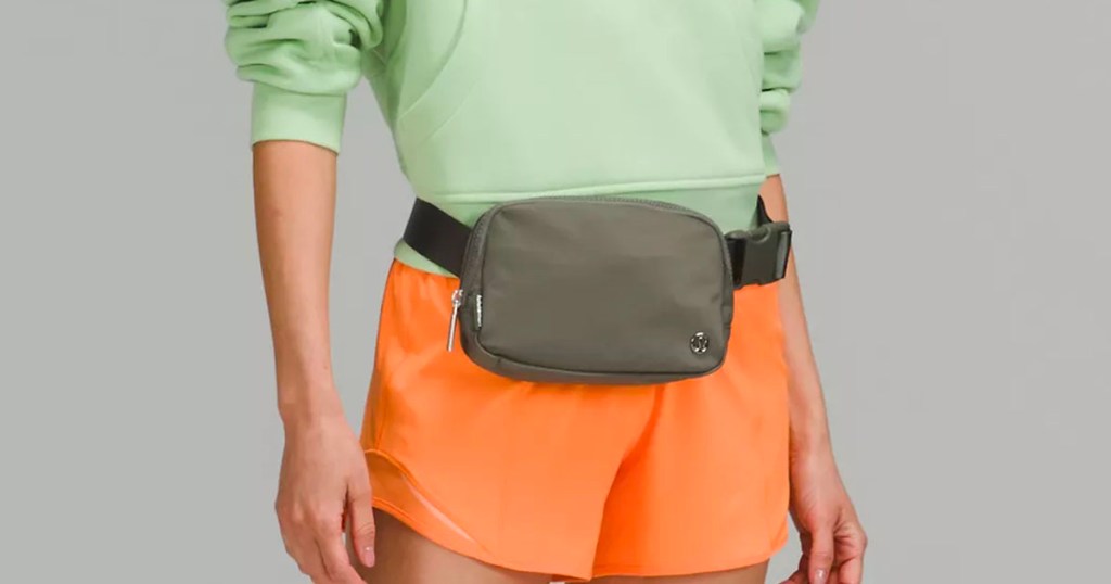 sage grey lululemon belt bag