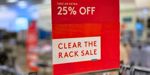 Extra 25% Off Nordstrom Rack End of Season Sale | Clothing for the Family from $2.91