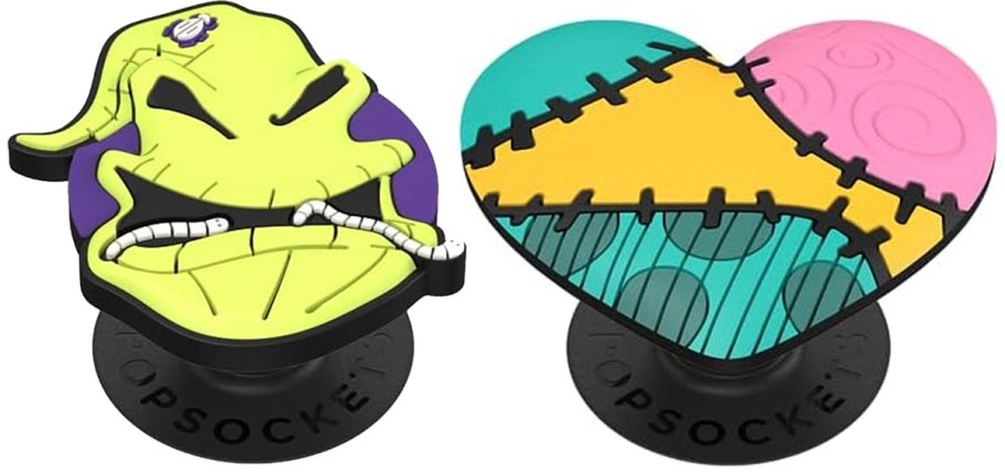 oogie boogie and sally heart popsockets