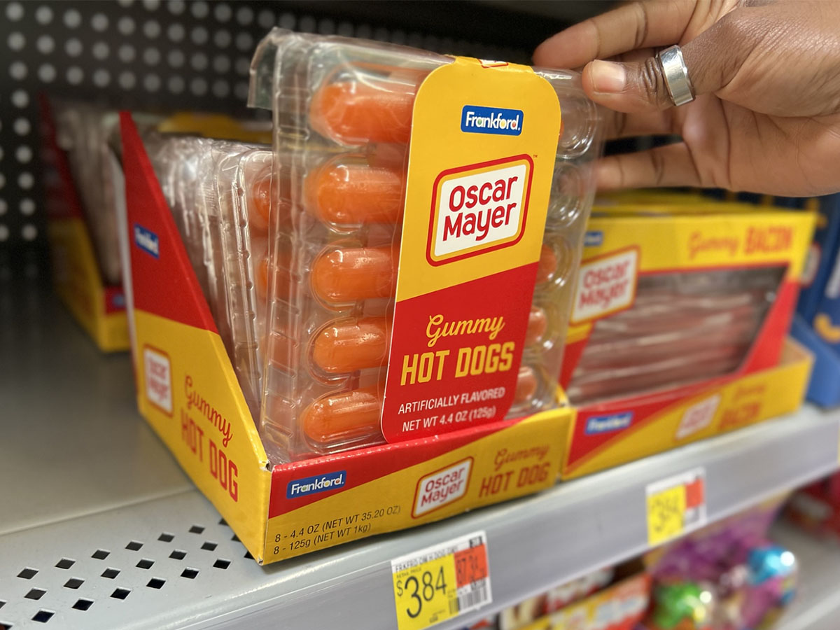 New Gummy Candy Foods from 3.56 on Hot Dogs, Bacon, Mac