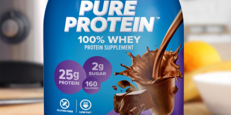 Pure Protein Rich Chocolate 1.75-Pound Container Just $15 Shipped on Amazon (Reg. $30)