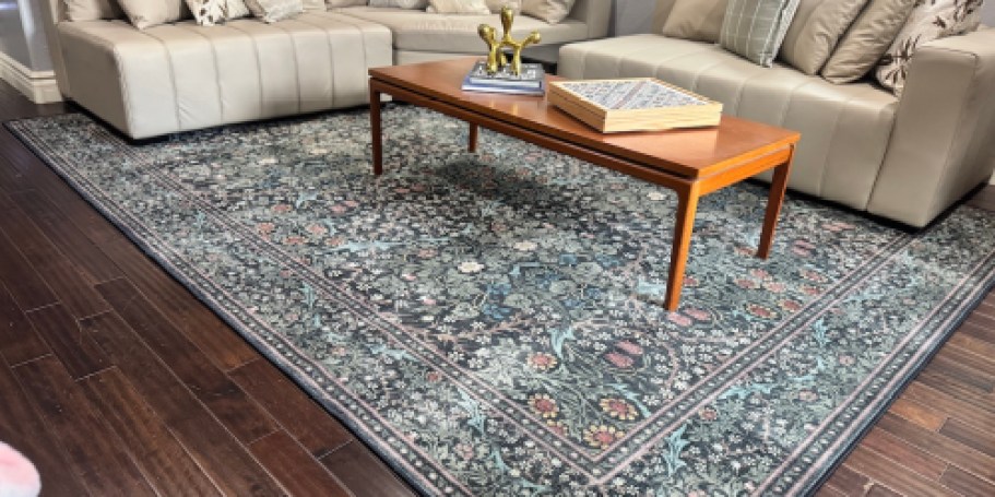 Our Favorite Washable Ruggable Rugs Are On Sale (Game Changer for Pet Owners & Parents!)