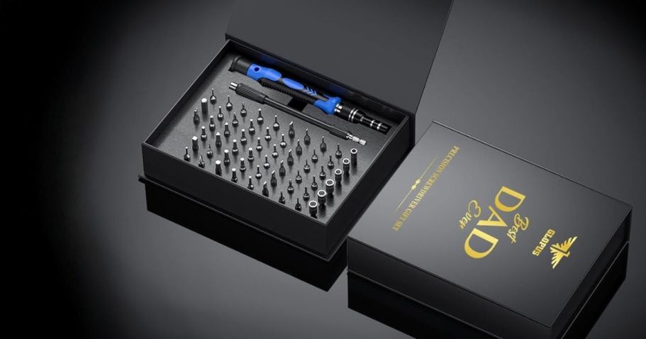 Gift-Able 57-Piece Screwdriver Set for Dad Only $7.49 on Amazon (Reg. $16)
