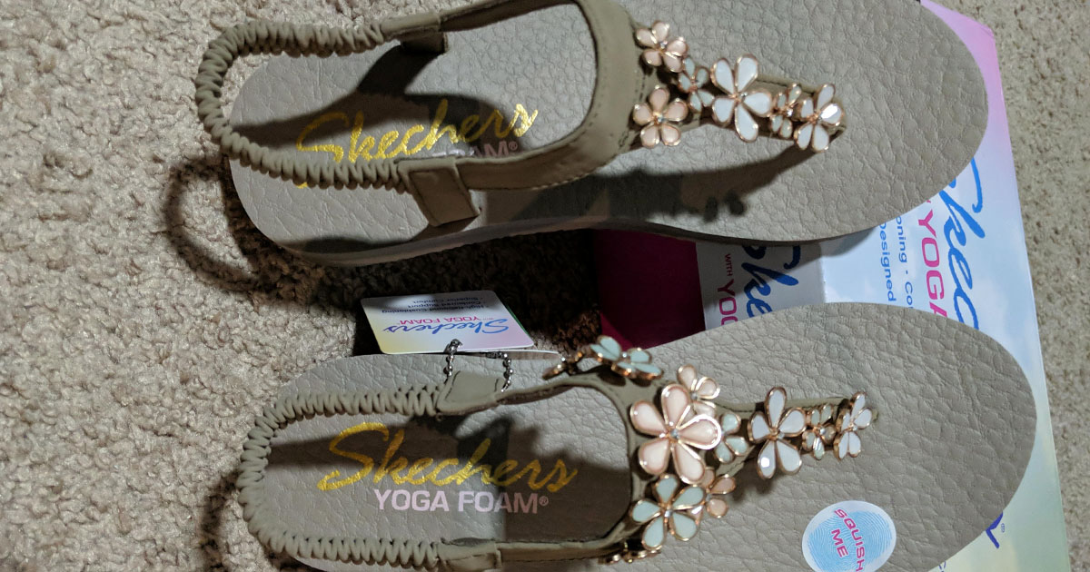 Skechers Yoga Foam Slingback, Women's Fashion, Footwear, Sandals
