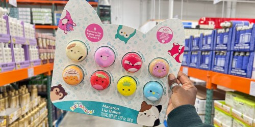 Squishmallows Macaroon Lip Balm 8-Piece Set Just $12.99 at Costco (Only $1.62 Each!)