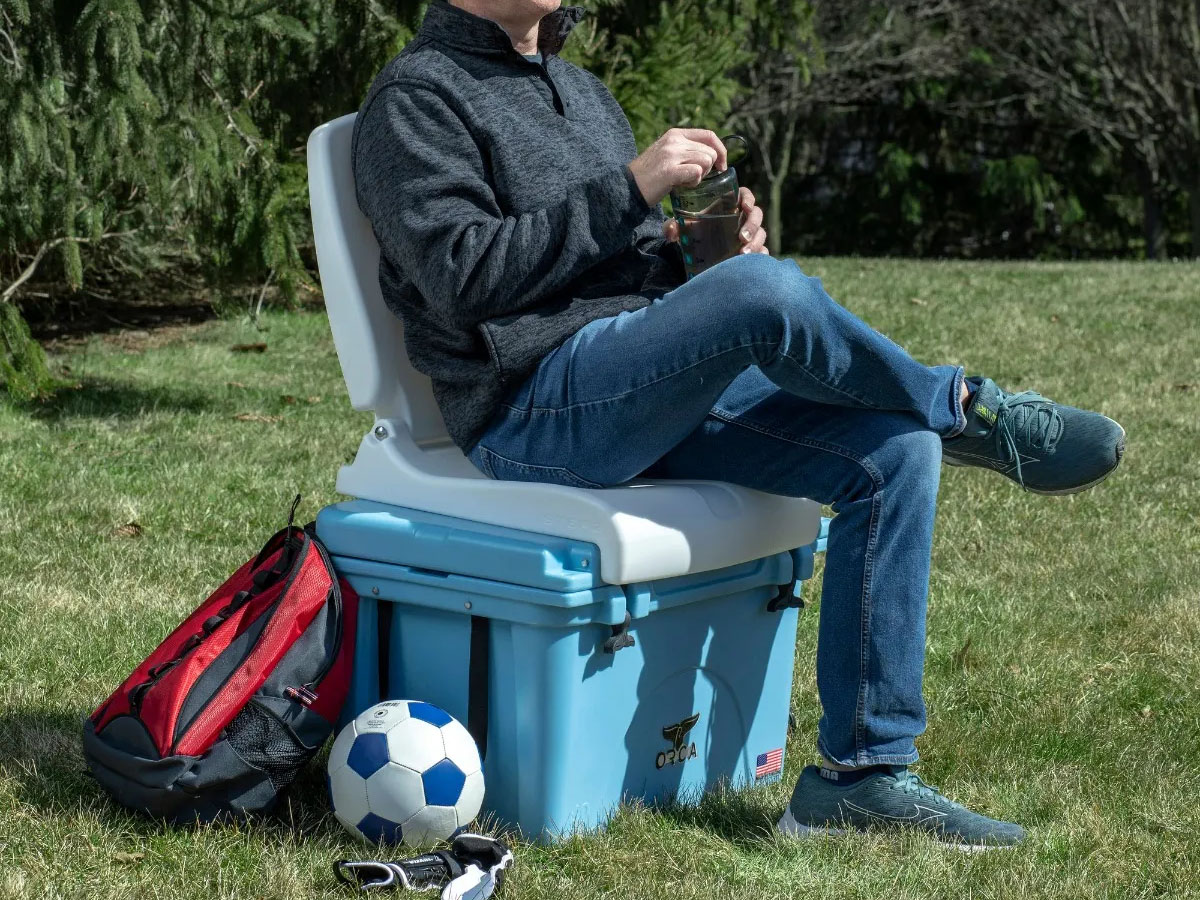 Step2 Flip (Brown & Orange) Portable Folding Seat