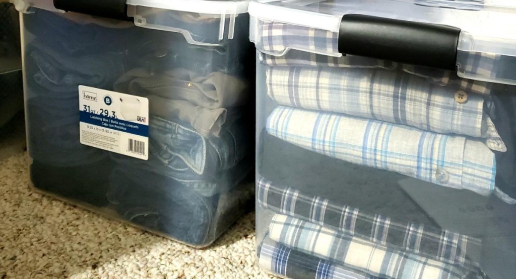Storage Totes 4Pack Just 29.99 Shipped on Amazon (Reg. 60) Great