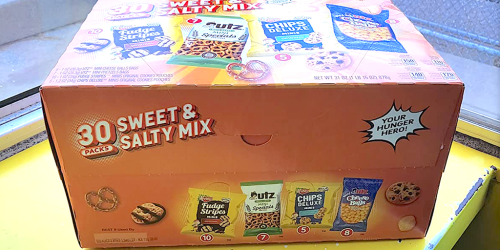 Keebler Variety Pack 30-Count Just $11 Shipped on Amazon (Only 37¢ Each) | Sweet and Salty Snacks!