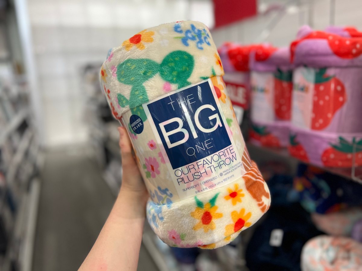 Kohl's The Big One Throw Blankets Only 8.66 NEW Disney & Spring