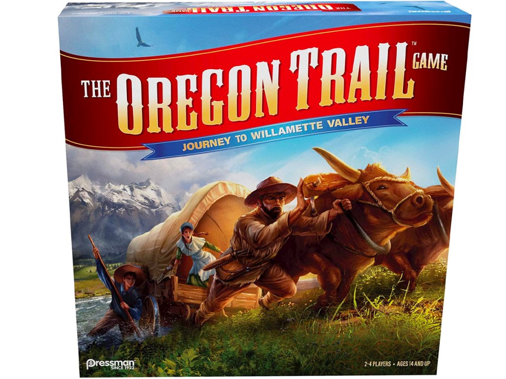 the oregon trail board game box