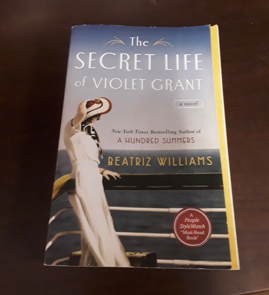 the secret life of violet grant book on table