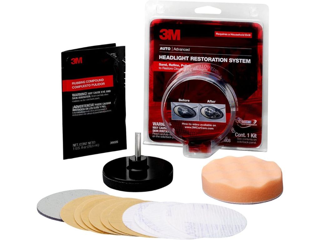 3M Headlight Lens Restoration System Kit