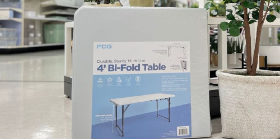 Target Folding Table Only $31.99 & More | Perfect for Graduation Parties!