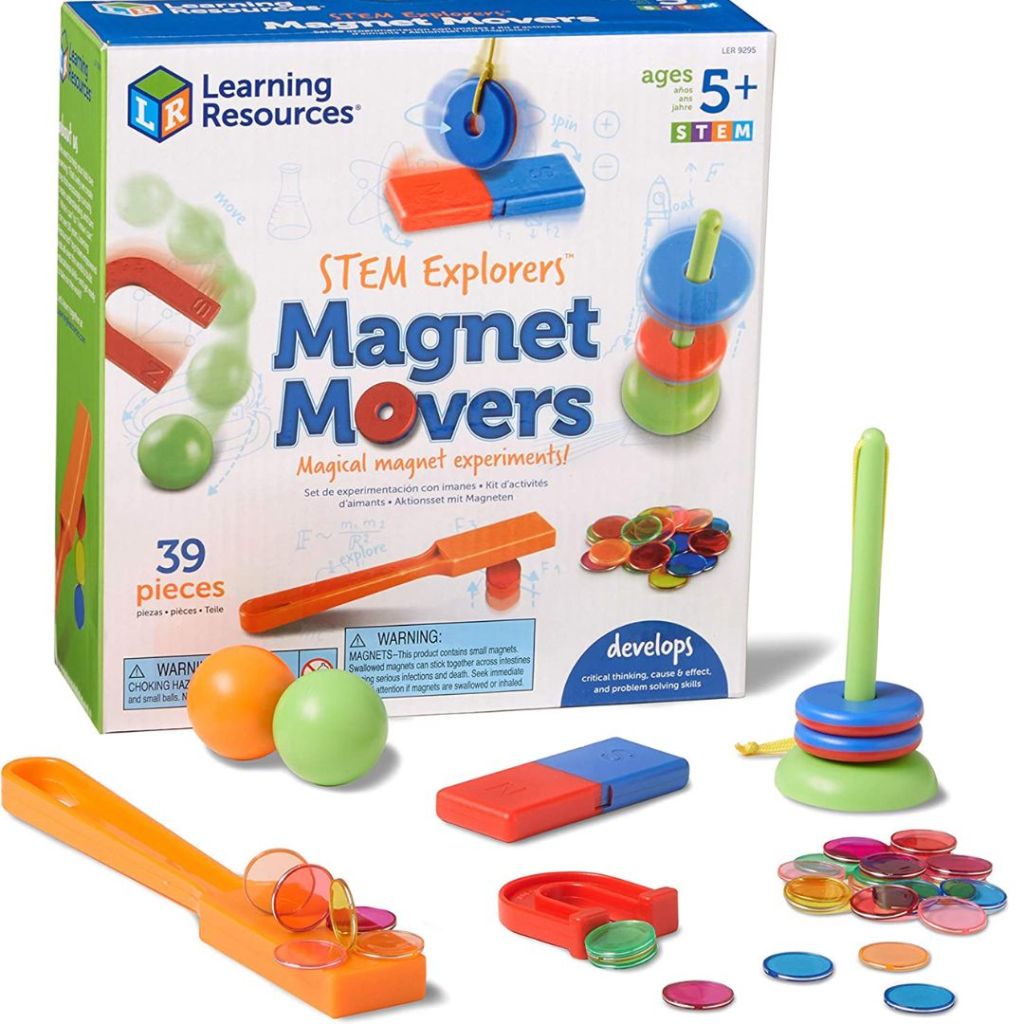 Learning Resources STEM Explorers - Magnet Movers, 39-Piece Set