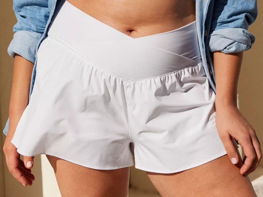 Aerie crissover shorts