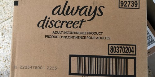Always Discreet Adult Liners 222-Count Just $14.70 Shipped on Amazon