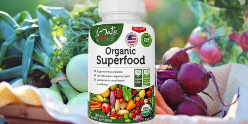 Organic Superfood Supplement Only $8.95 Shipped on Amazon | Helps w/ Digestion, Immune System & More