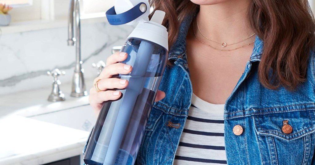 Highly-Rated Brita Water Bottle w/ Filtered Straw Only .89 on Amazon