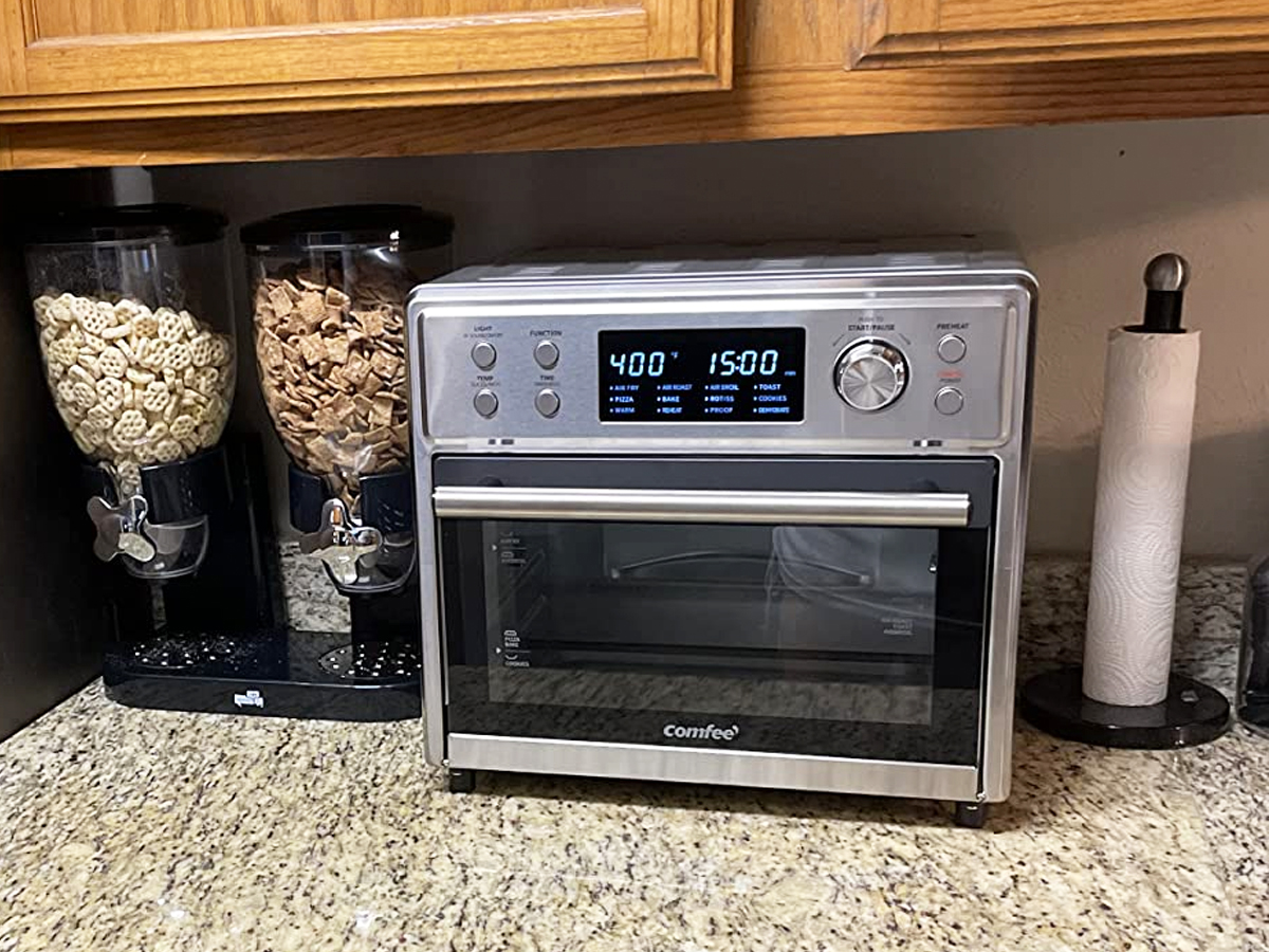 Air Fryer Toaster Oven w/ Rotisserie Only $109.99 Shipped on Amazon (Cook Pizza & Fries at The Same Time!)