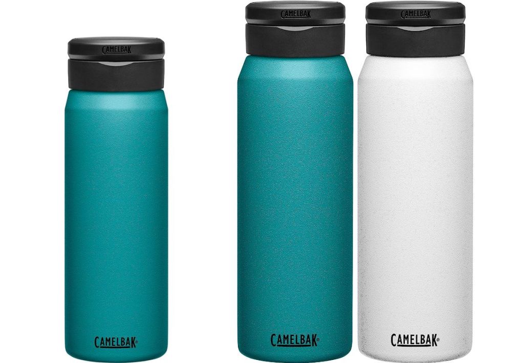 CamelBak Fit Cap Vacuum Stainless Insulated Water Bottle 25oz 32oz