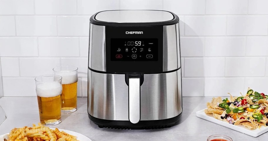 Score 50% Off This Chefman Turbofry 8-Qt Air Fryer on Walmart.com – Just $50 Shipped!