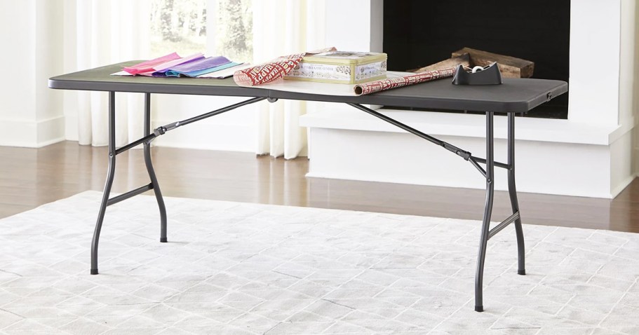 Folding 6′ Table Only $39.97 Shipped on Walmart.com (Regularly $60)