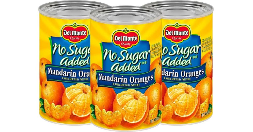 Del Monte Canned Mandarin Oranges No Sugar Added