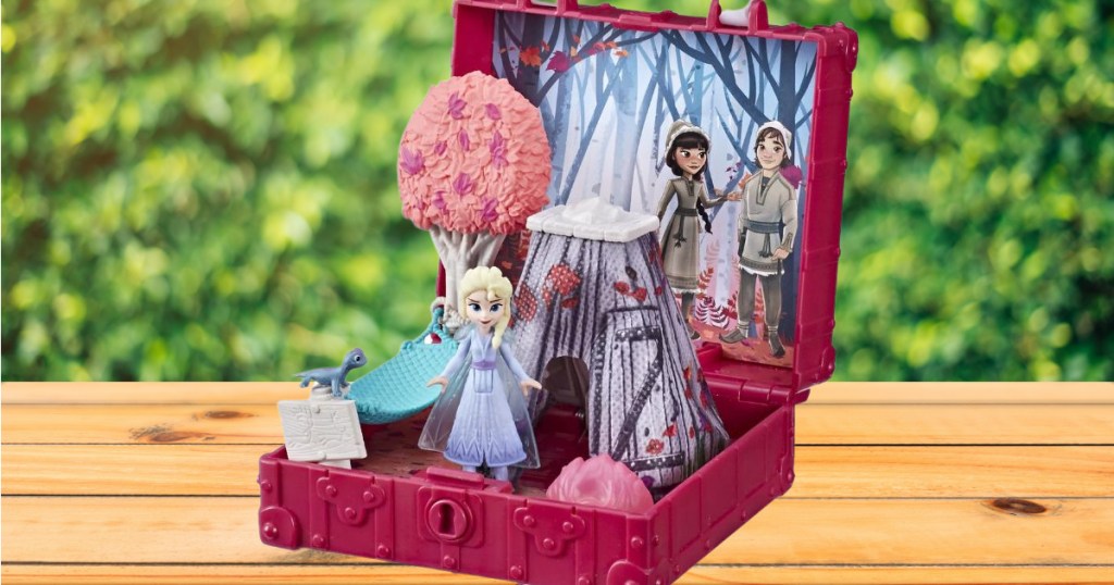 Disney Frozen Hasbro Pop Adventures Enchanted Forest Set Pop-Up Playset on a table