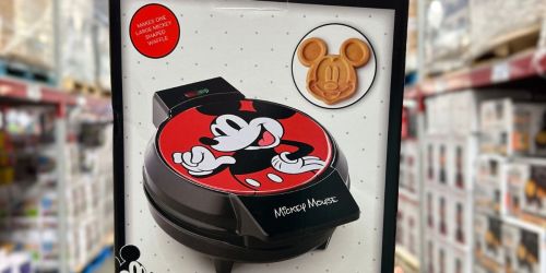 ** Make Mickey Mouse Waffles w/ a Disney Waffle Maker for $19.98 at Sam’s Club!