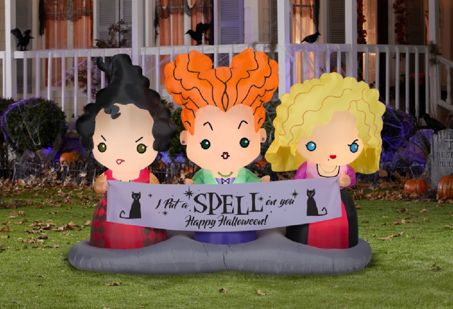 Disney hocus pocus inflatable