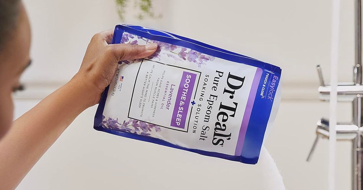 Over 50% Off Dr Teal’s Epsom Salt Bags When You Stack Savings on Amazon