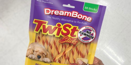DreamBone Twist Sticks Dog Treats 50-Count Only $6 Shipped on Amazon (Reg. $14)