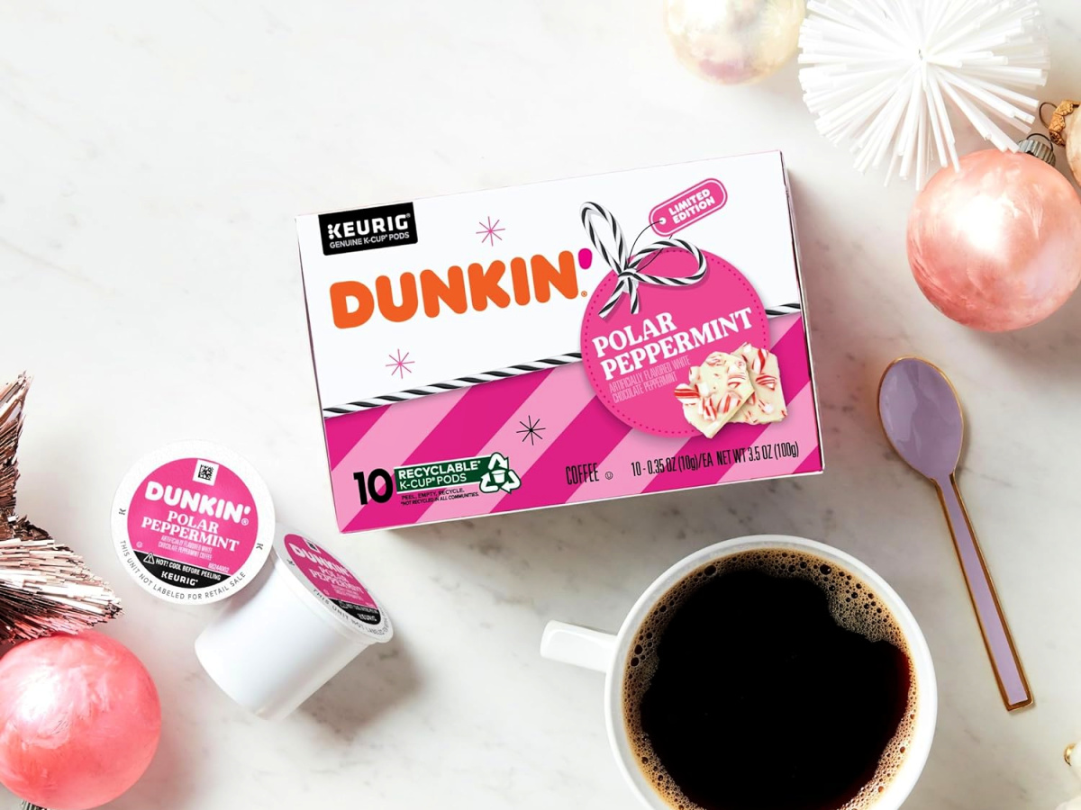 Dunkin’ Polar Peppermint K-Cups 60-Count Just $19 Shipped on Amazon (Only 32¢ Each)