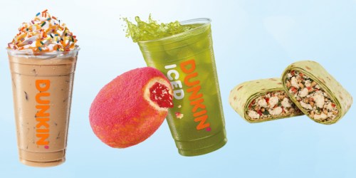 Dunkin’ Summer Menu Out Now: NEW Donut-Flavored Coffee, Wrap, Refreshers & More!