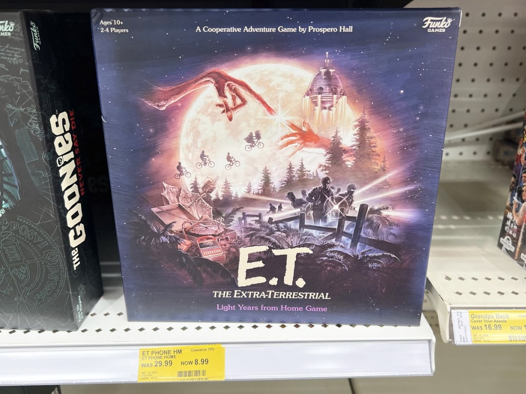E.T. Game on store shelf